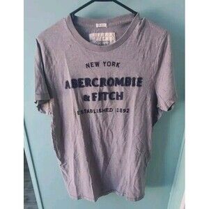 ! Abercrombie & Fitch  XXL Gray Muscle T-Shirt, A&F Tee Y2k